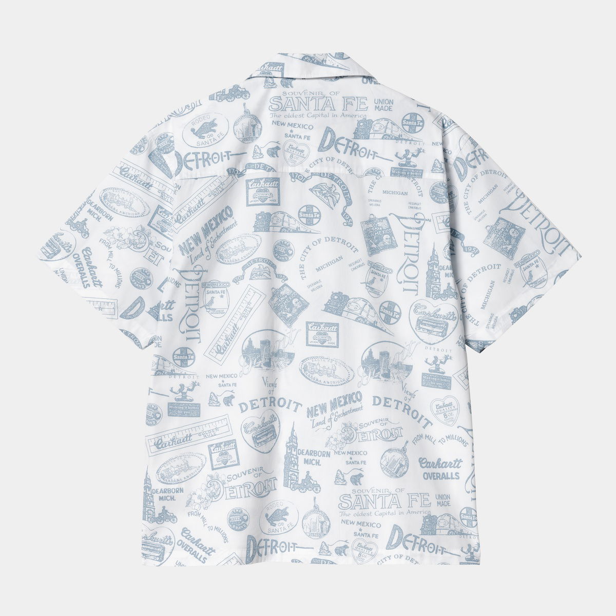 Skjorta Carhartt WIP Carhartt WIP S/S State Souvenir Shirt Vit | I034550_9, 1