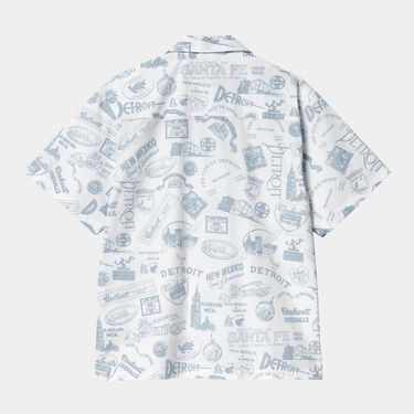 Skjorta Carhartt WIP Carhartt WIP S/S State Souvenir Shirt Vit | I034550_9, 1