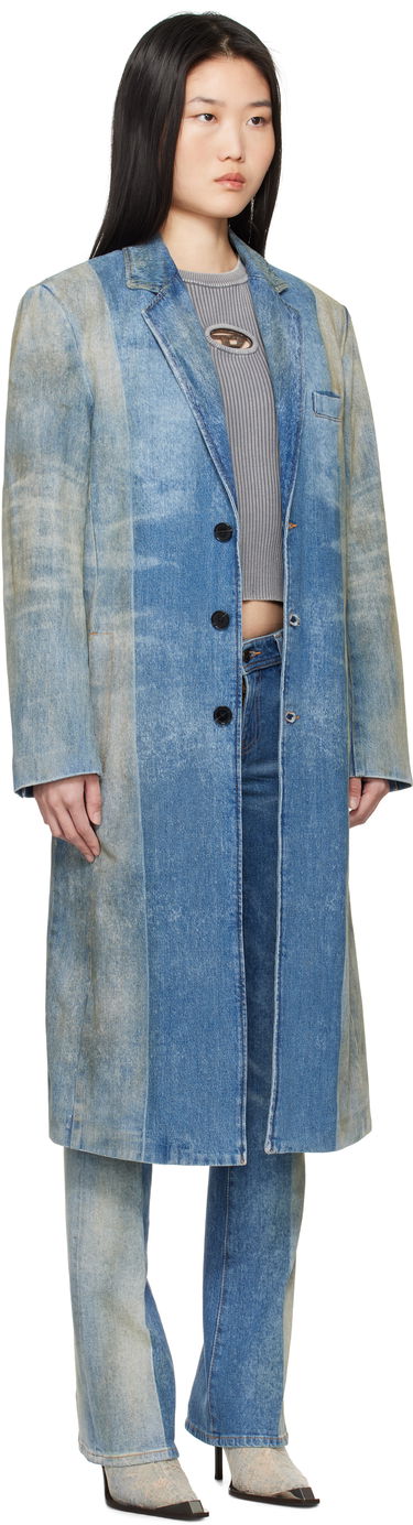 Trenchcoat Diesel Denim Blazer Coat Blå | A16830 09L04, 1