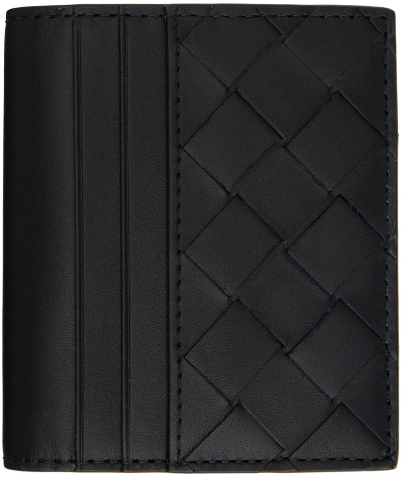 Plånbok Bottega Veneta Bi-Fold Bill Wallet Svart | 793863-VCPQ3-1000