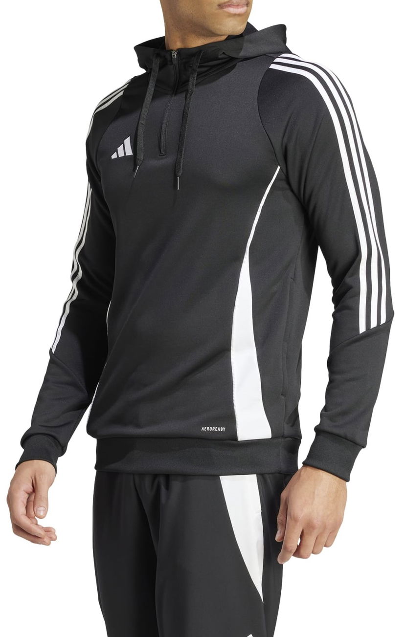 Sweatshirt adidas Performance TIRO24 TRHOOD Svart | ij9957