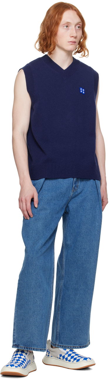 Sweater ADER ERROR Wool Knit Vest Blå | BMSGFYKT0201NV, 3