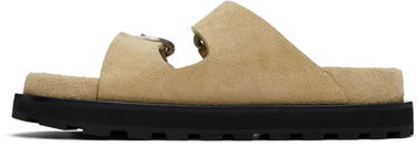 Kläder Jil Sander Jil Sander Pin-Buckle Suede Sandals Beige | J44WP0026_P8213, 2