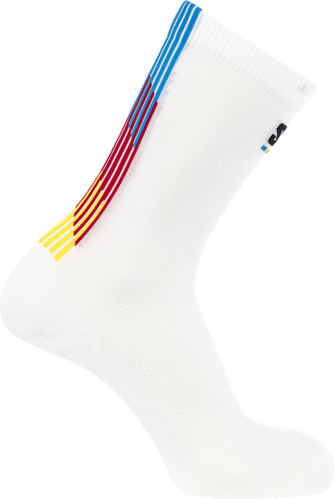 Strumpor Salomon Salomon PULSE RACE FLAG CREW Socks Vit | lc2625-300, 0