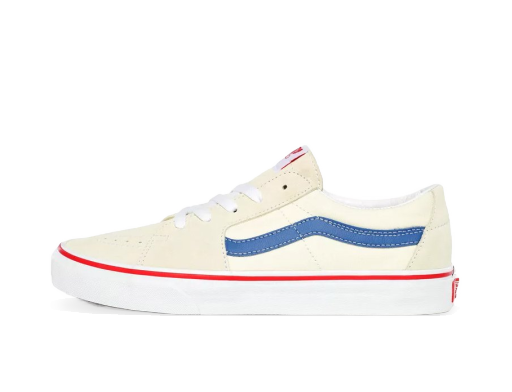 Skateboarding Vans Sk8-Low Classic White Navy Vit | VN0A4UUK24I