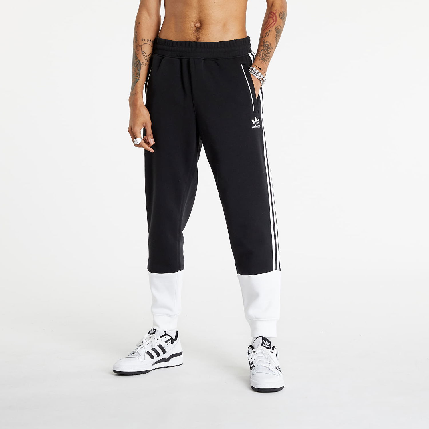 Träningsbyxor adidas Performance SST Fleece Svart | HC2082, 0