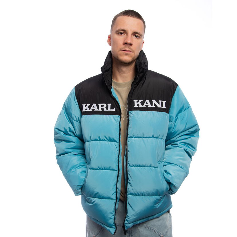 Pufferjacka Karl Kani Karl Kani Retro Essential Puffer Jacket Blå | PD00007604