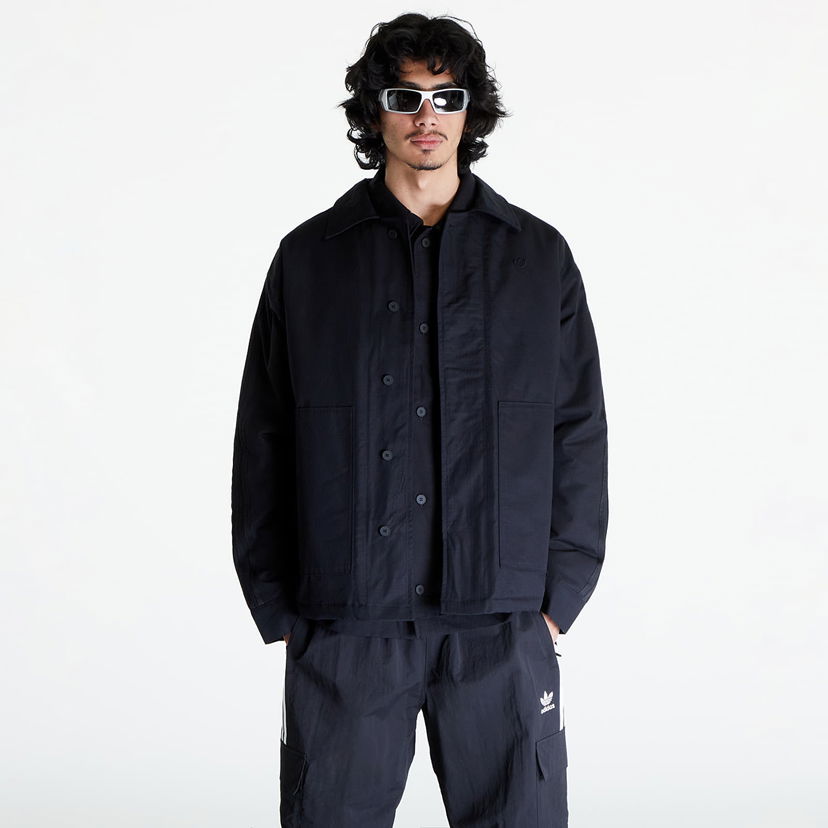 Jacka adidas Originals Men's jacket adidas Premium Essentials+ Full Zip Jacket Black Svart | IR7736