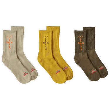 Underkläder och strumpor Cactus Jack by Travis Scott Cactus Trails Hiking Socks Pack Flerfärgad | CJNT AS25 BROW, 0