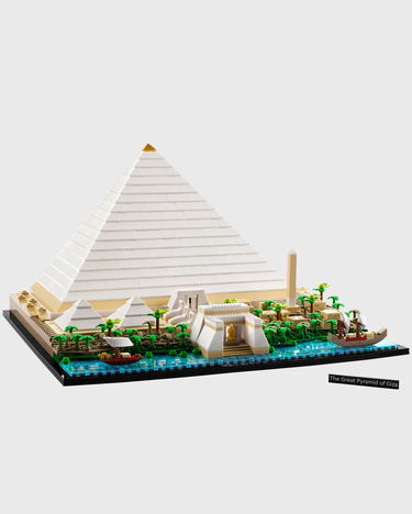 Samlarobjekt LEGO Great Pyramid of Giza Architecture Model Kit Vit | 6379808, 0