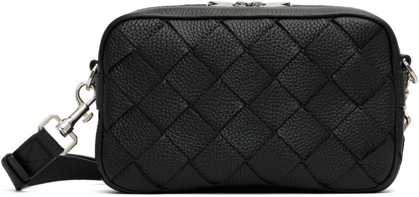 Handväska Bottega Veneta Bottega Veneta Small Intrecciato Camera Bag Svart | 755923V4G318803