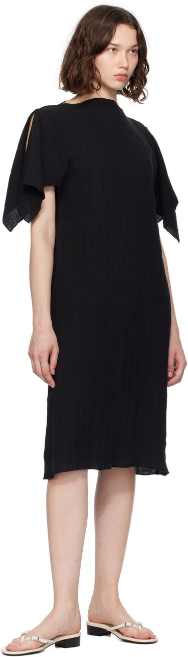 Klä Baserange Baserange Folio Midi Dress Svart | DRFO-LC-SU25, 3