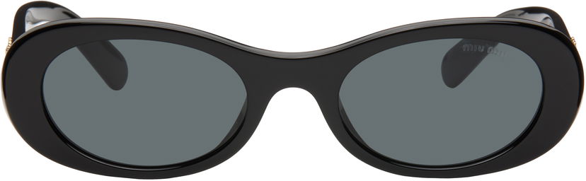 Solglasögon Miu Miu Miu Miu Glimpse Sunglasses Svart | 0MU 06ZS 8056597989060