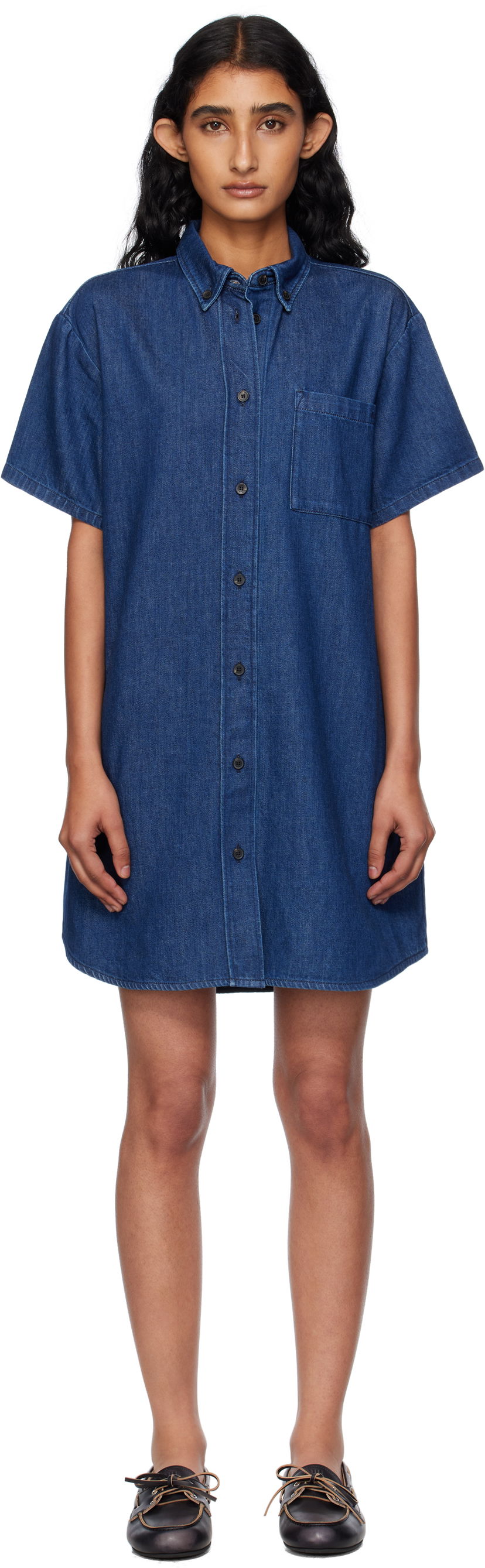 Klä A.P.C. A.P.C. Ary Denim Minidress Blå | COHAL-F35181
