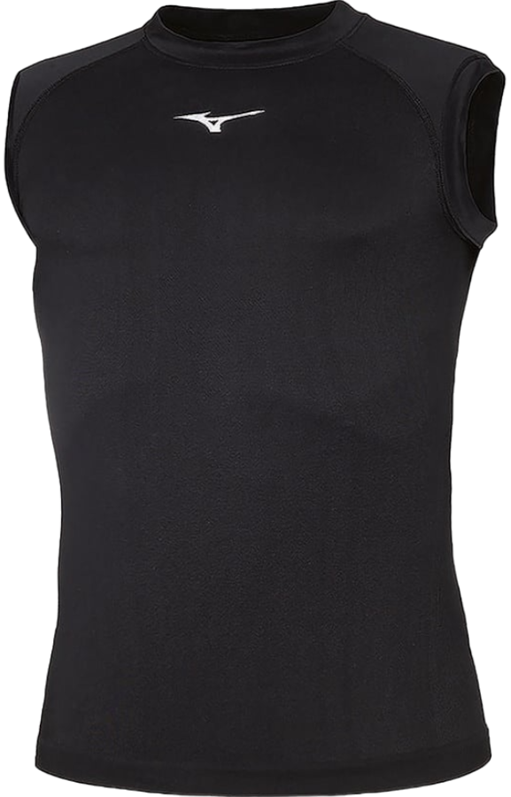 Linne Mizuno Sleeveless T-Shirt Core Svart | 32ea7046-09