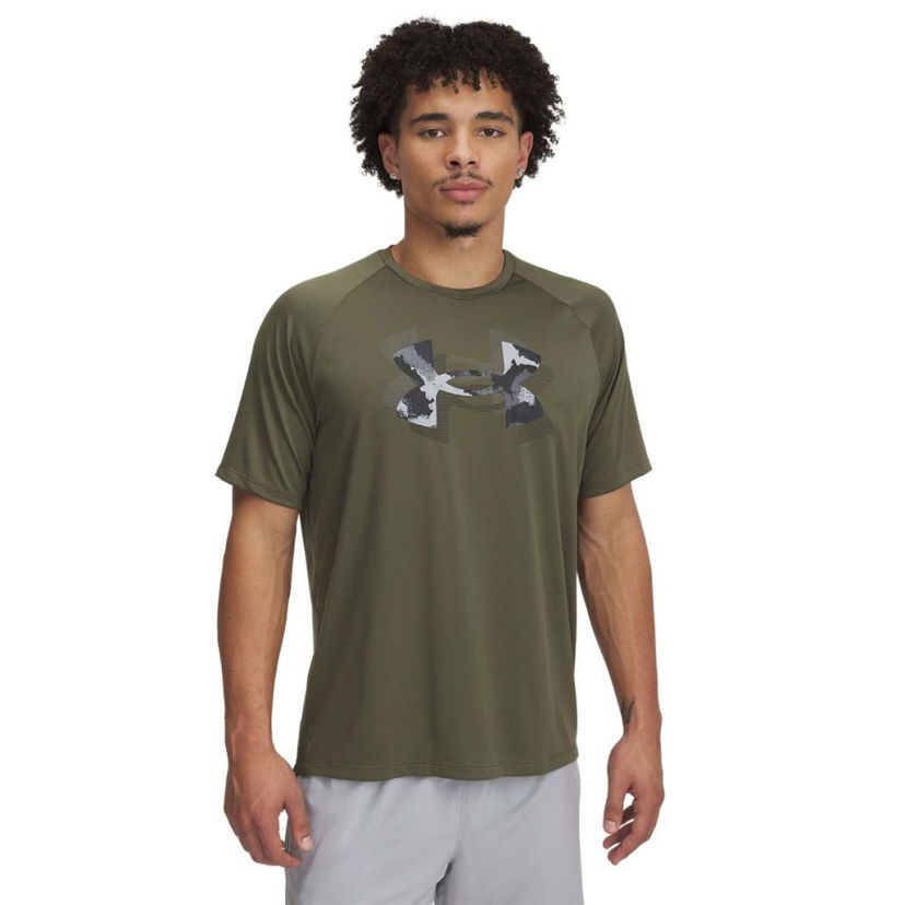 T-shirt Under Armour Under Armour Tech Print T-Shirt Grön | 1390208-390