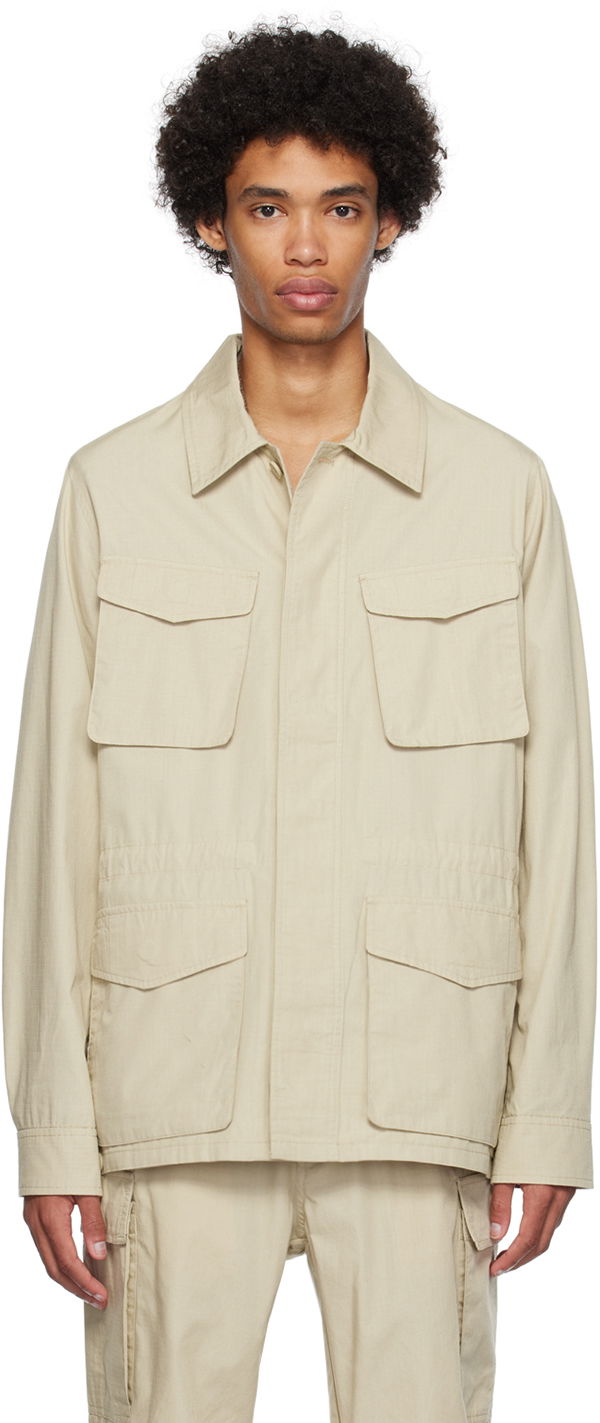 Jacka Samsoe Samsoe Samsøe Samsøe Chanler Field Jacket Beige | M23200003
