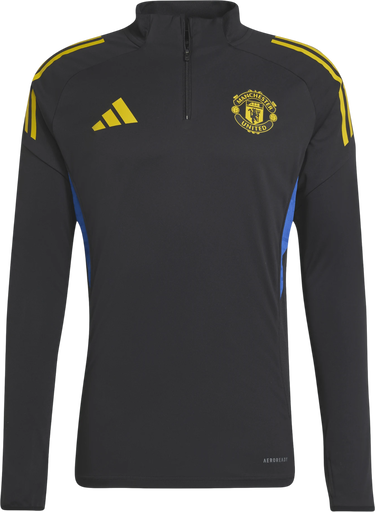Sweatshirt adidas Originals Manchester United AEROREADY Quarter-Zip Long-Sleeve Training Top 2025/26 Svart | jp3143, 2