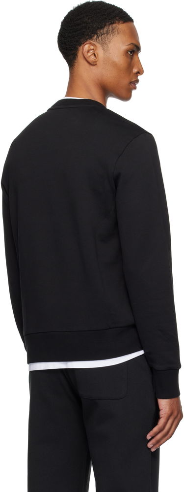 Sweatshirt Moncler Logo Cotton Sweatshirt Svart | K20918G00040809KR, 2