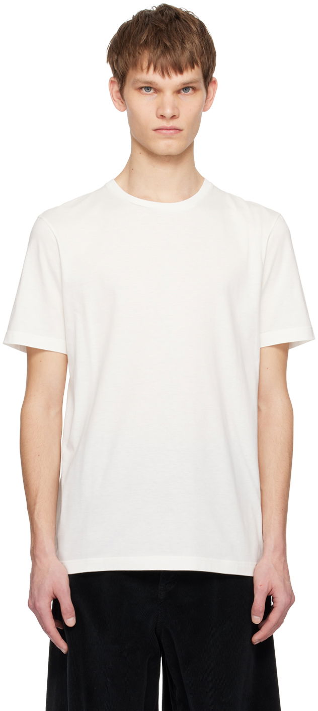 T-shirt The Row Luke Cotton T-Shirt Vit | 120-K291