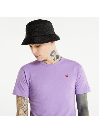 T-shirt Comme des Garçons PLAY Heart Logo Tee Purpur | AZT314 violet