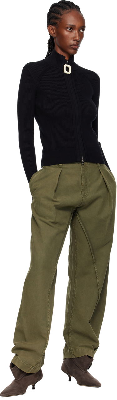 Byxor JW Anderson JW Anderson Twisted Seam Trousers Grön | TR0417-PG1600, 3