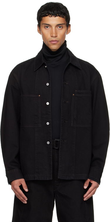 Skjorta LEMAIRE Lemaire Workwear Denim Overshirt Svart | OV1024 LD1064, 0