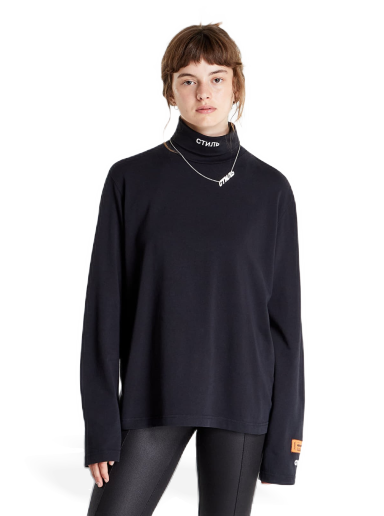 Sweater HERON PRESTON Nf Ctnmb Ls Rollneck Svart | HMAB027C99JER0011001