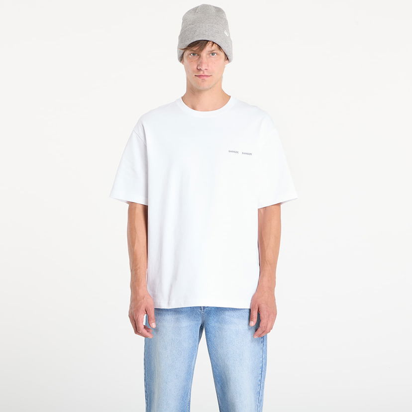 T-shirt Samsoe Samsoe Samsøe Samsøe Saflorian T-Shirt Vit | U25300007_CLR002385