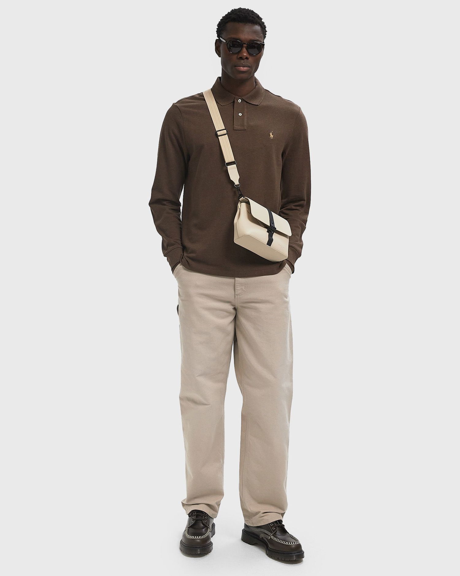 Polotröja Polo by Ralph Lauren Polo Ralph Lauren Long Sleeve Polo Shirt Brun | 710680790144, 1