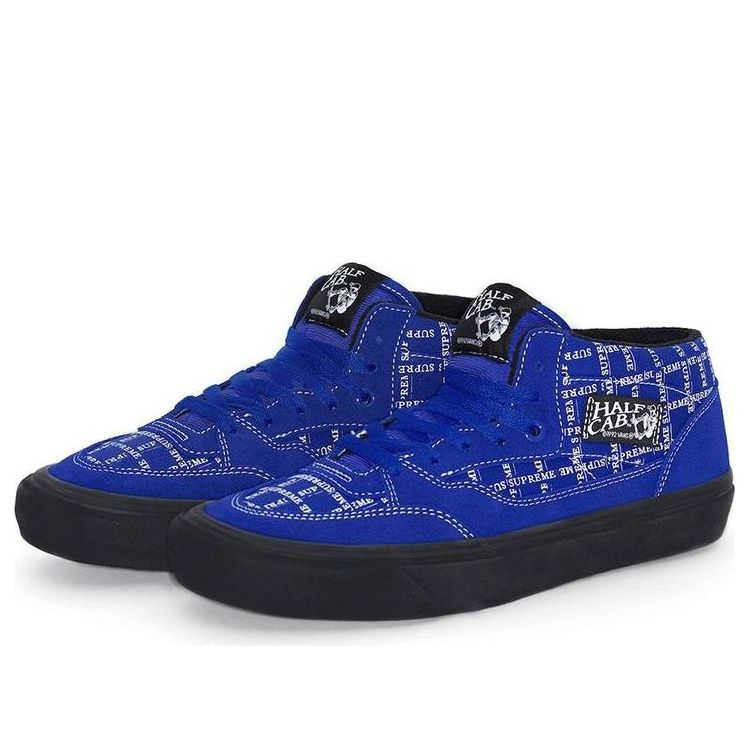 Sneakers och skor Vans Supreme x Half Cab Pro '92 'Logo Pattern' Blå | VN0A3QPH2YX