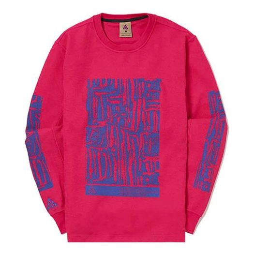 Sweatshirt Nike ACG ACG Waffle Print Pullover Rosa | BQ7205-666