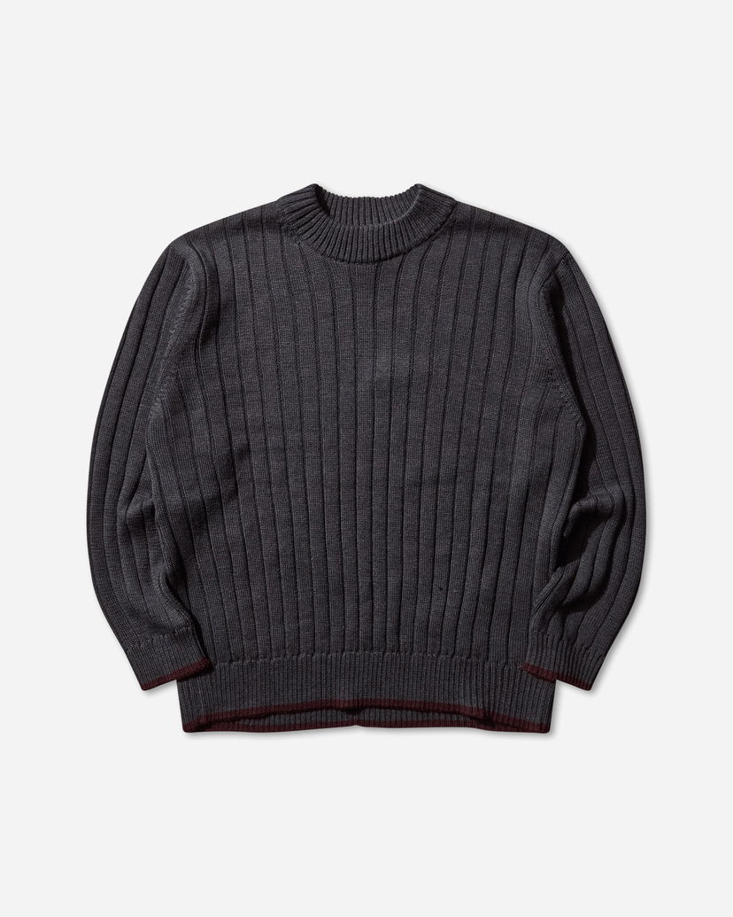 Sweater GR10K Rib Crew Neck Workwear Sweater Grå | CGB41207CZ62 62