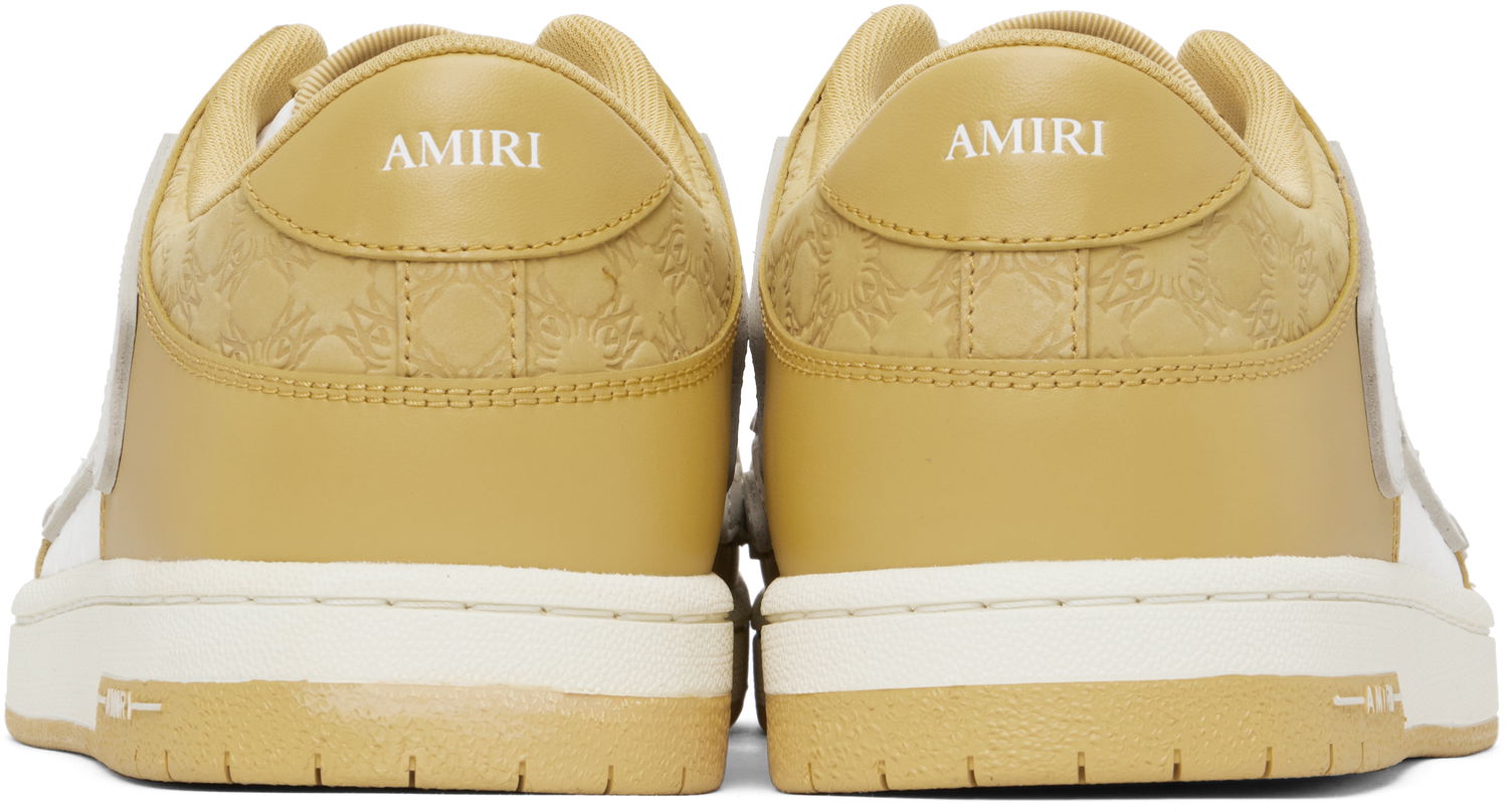 Sneakers och skor AMIRI Debossed MA Quad Skel Top Low Gul | AMFOSR1115, 1