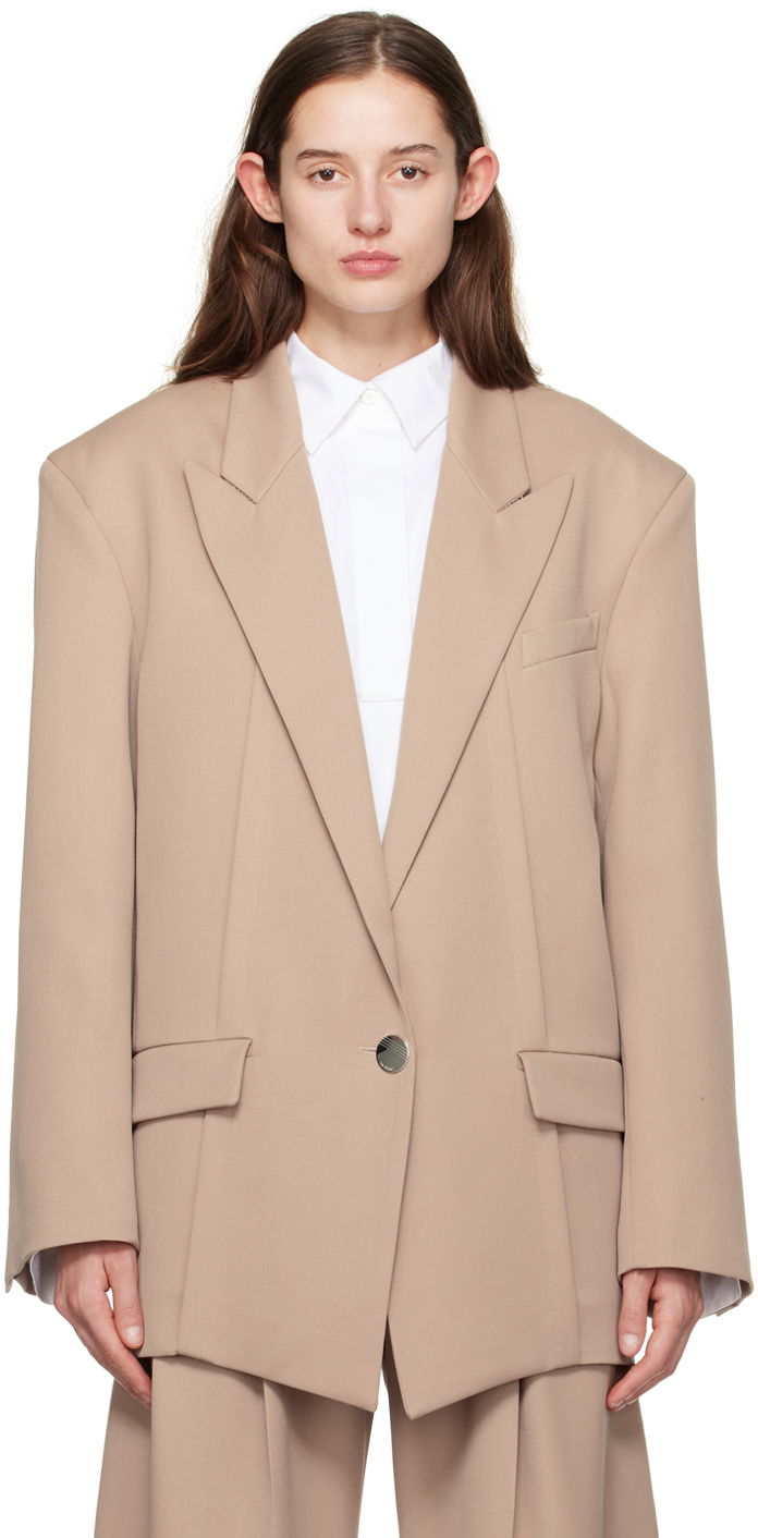 Rockar The Attico Attico Glen Blazer Beige | 241WCG46 W046