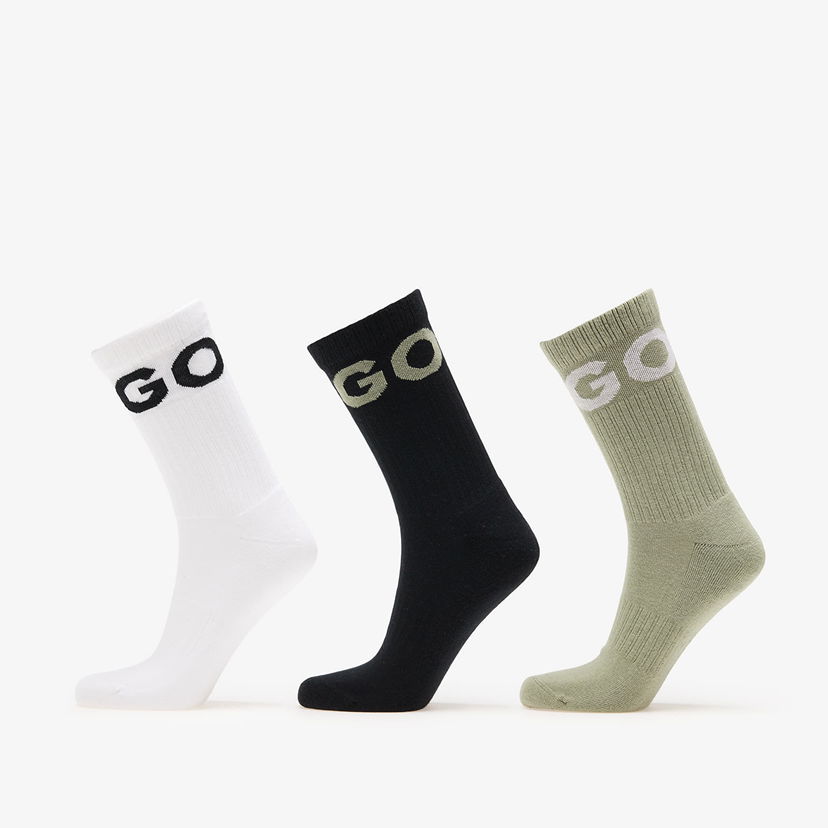 Strumpor BOSS Hugo Boss Iconic CC Socks 3-Pack Flerfärgad | 50531517-391
