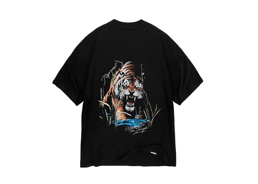 T-shirt Represent Clo Represent Welcome To The Jungle T-shirt Off Black Svart | M05235-171
