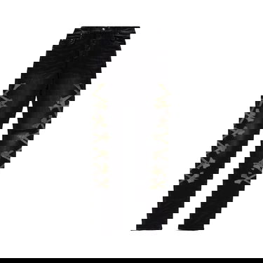 Jeans AMIRI Camo Bones Jeans Svart | PF22MDS027 023 AGED, 1