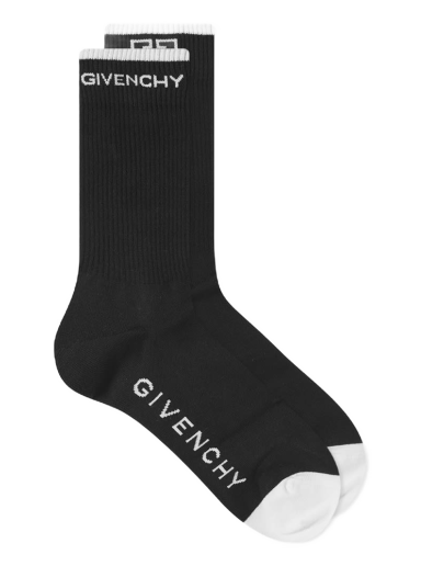 Strumpor Givenchy 4G Logo Socks Svart | BMB02A4037-004