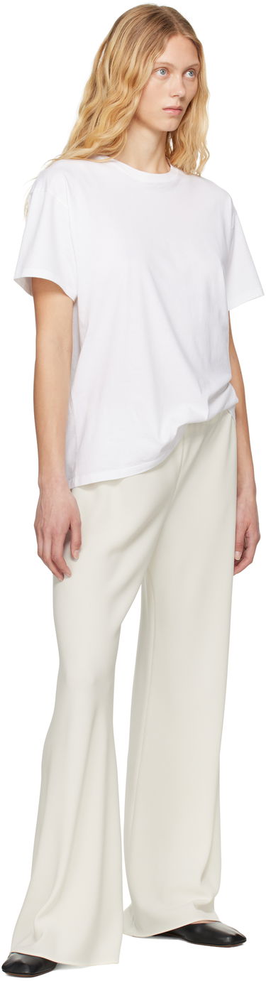 Byxor The Row Gala Wide Leg Trousers Vit | 1766-W1968, 3
