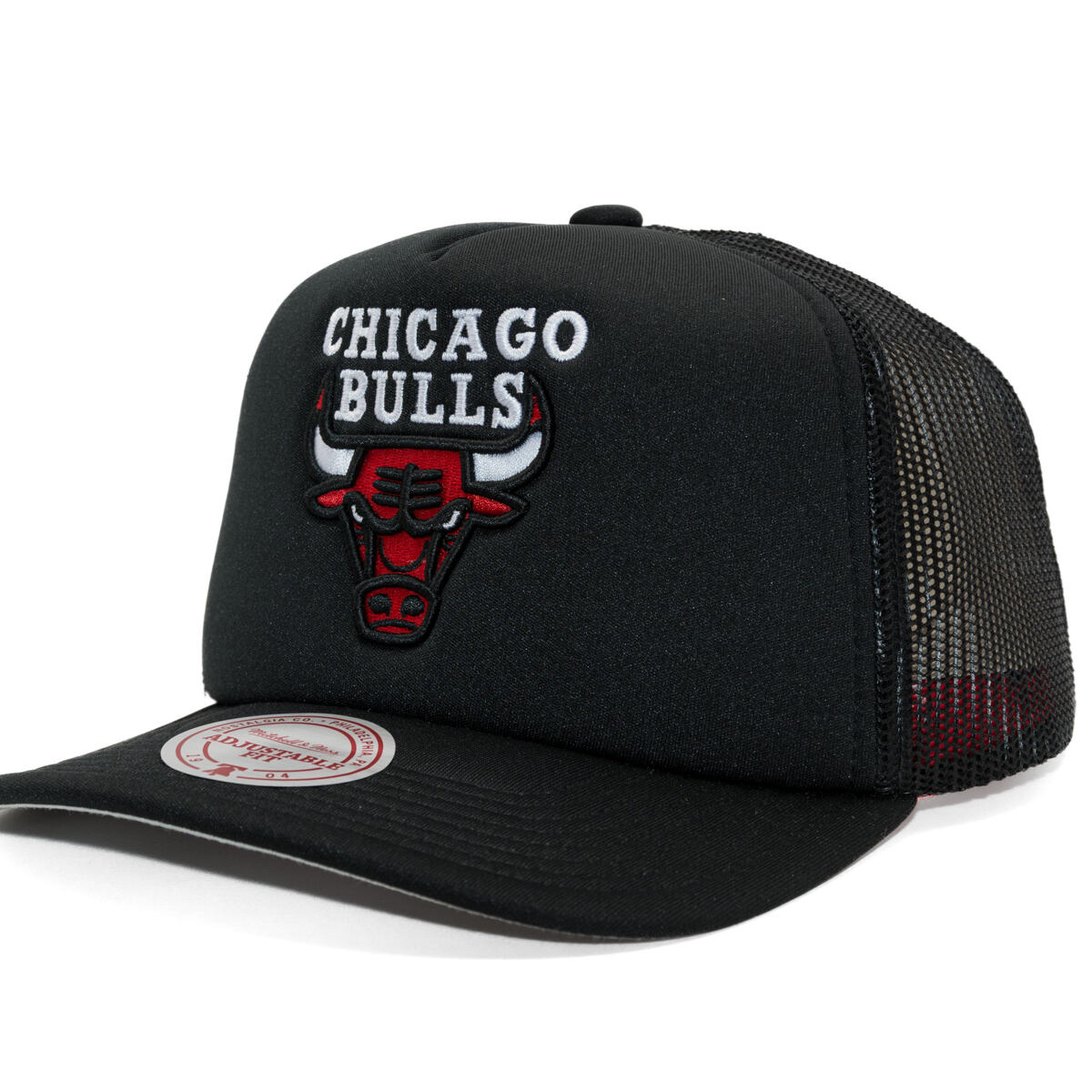 Keps Mitchell & Ness Mitchell & Ness Chicago Bulls Hidden Trucker Snapback Svart | HT11408-CBUBLCK, 0