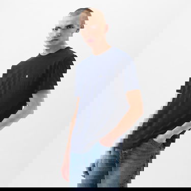 T-shirt GAP Pocket Micro Logo Tee Tapestry Navy Mörkblå | 857901-02, 0