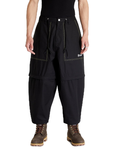 Byxor Pleasures Lecture Zip Off Pant Svart | P23SU026 BLACK