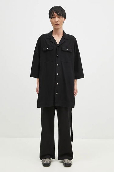 Skjorta Rick Owens Relaxed Fit Shirt Svart | DU02D2290.CFL, 0