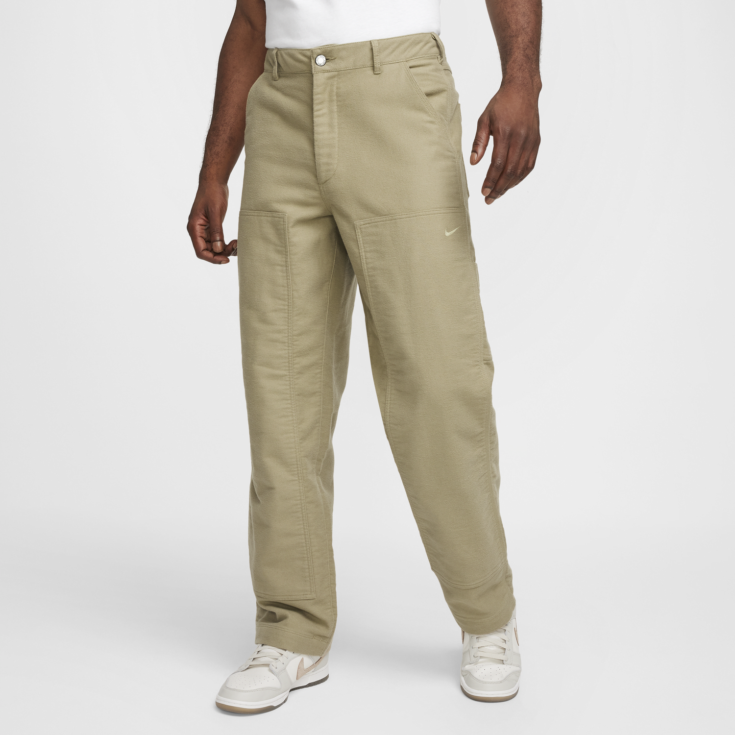 Cargo byxor Nike Life Chamois Double Layer Cargo Pants Brun | FZ0130-276, 0