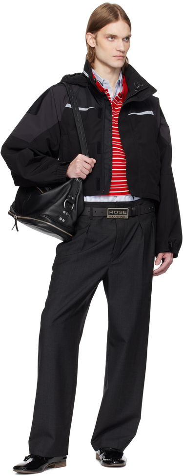 Bomberjacka Martine Rose Martine Rose Shrunken Sports Jacket Svart | 741WO10009, 4