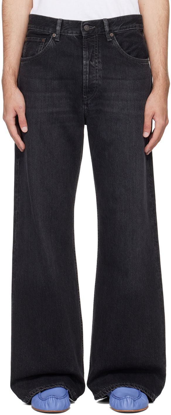Jeans Acne Studios Loose-Fit Jeans Svart | B00363-