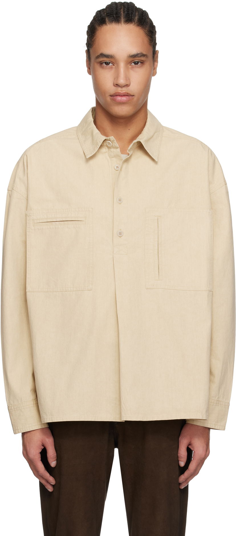 Skjorta ISABEL MARANT Isabel Marant Terryc Shirt Beige | CH0239HA-C2G01H