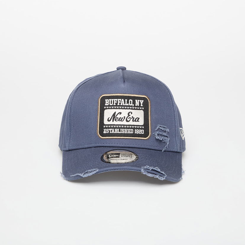Keps New Era New Era 9FORTY A-Frame Patch Distressed Snapback Cap Blå | 60691086