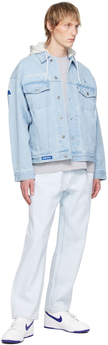 Jeans AAPE by A Bathing Ape AAPE by A Bathing Ape Drawstring Jeans Blå | AAPJNMA681XXMBLA, 3